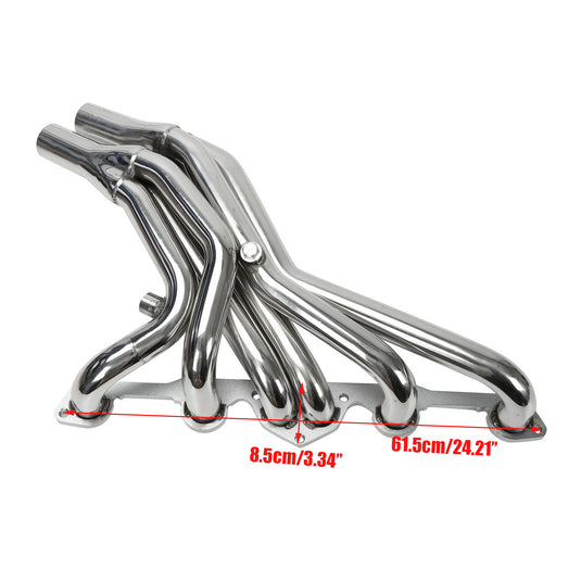 Stainless Exhaust Header Manifold Fit Nissan 280Z 280ZX L28E 77-83 Fit Datsun