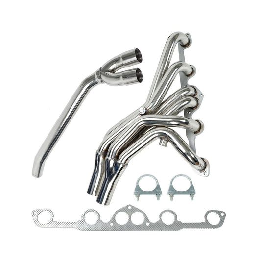 Stainless Exhaust Header Manifold Fit Nissan 280Z 280ZX L28E 77-83 Fit Datsun