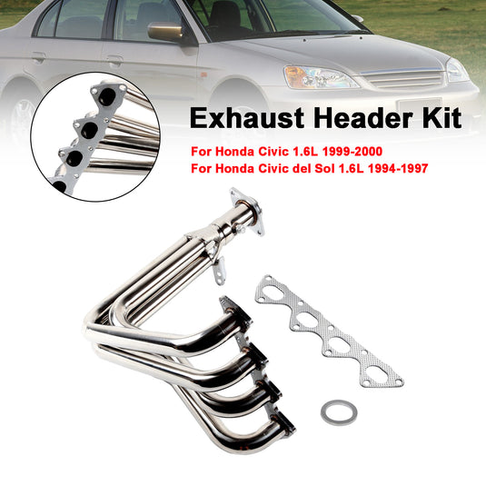1994-1997 Honda Civic del Sol 1.6L Exhaust Header Manifold