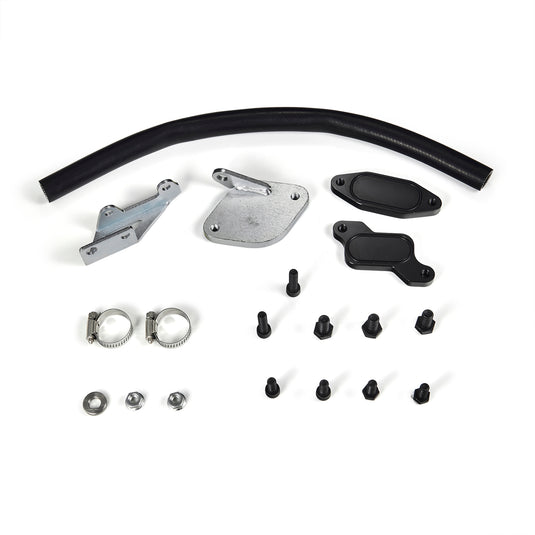 2006-2007 Chevrolet GMC GM Diesel 6.6L Duramax EGR Valve Cooler Delete Kit Black