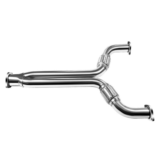 Y Pipe Exhaust Downpipe Fit for 03-09 Nissan 350Z 3.5L 2005 2007 Infiniti G35