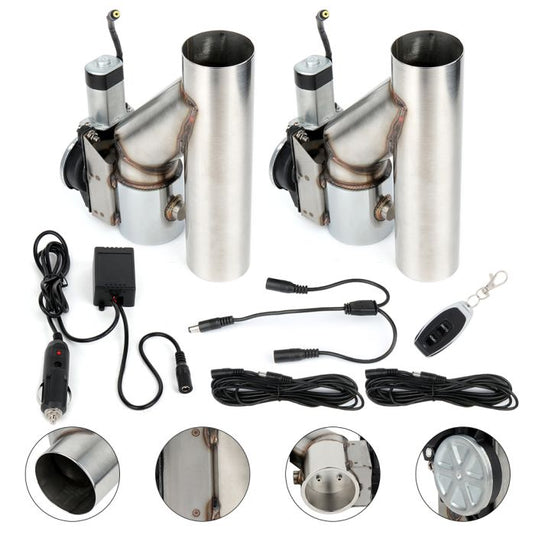 2000-2001 Acura Integra 2pcs 2.5Inch Electric Exhaust Downpipe E-Cut Out Valve + One Remote Controller Kit