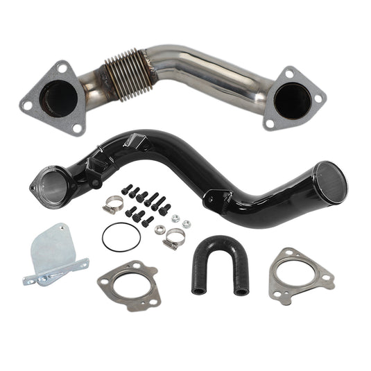 2007.5-2010 Chevrolet Silverado 2500 3500 HD 6.6L V8 DIESEL Turbocharged EGR Delete Kit & Passenger Up-Pipe & Intake Tube
