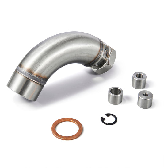 OBD2 Vehicle M18X1.5 J Style O2 Oxygen Sensor Angled Extender Spacer Kit