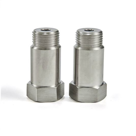 2PCS Sensor Test Pipe Extension Extender Adapter Spacer M18 X 1.5 Bung 45mm