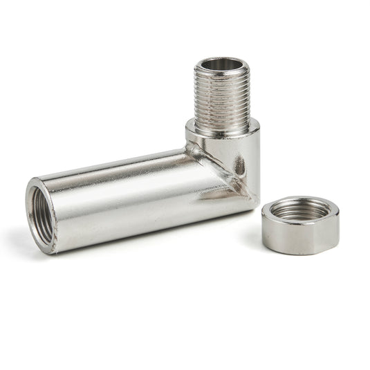 90 Degree M18 X 1.5 Angled O2 Sensor Extender Spacer Oxygen Bung Extension