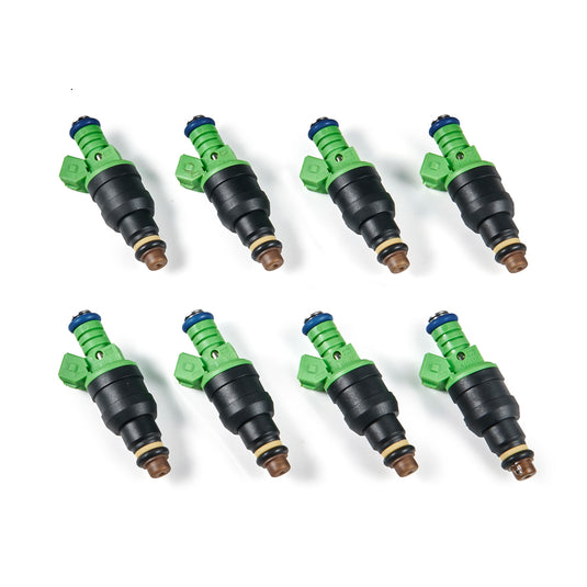 1994-1996 Chevrolet Impala 8PCS 42lbs Green Top Racing Fuel Injectors 0280150558 0280155968
