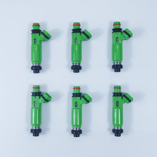1997-2001 Mazda Montero Sport 3.0L V6 6PCS Fuel Injectors 1955003170 FJ672 1955004060