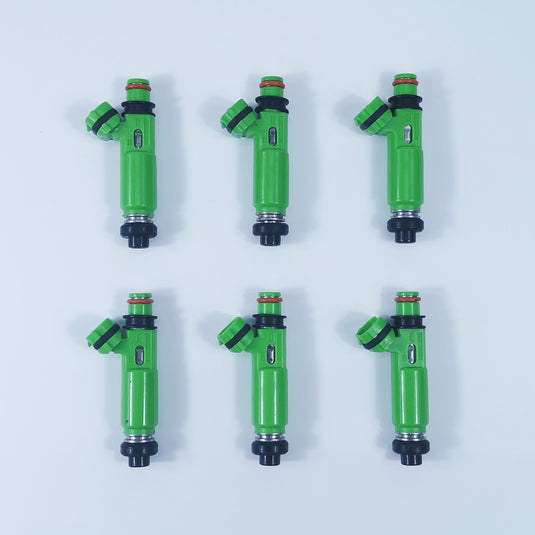 1997-2001 Mazda Montero Sport 3.0L V6 6PCS Fuel Injectors 1955003170 FJ672 1955004060