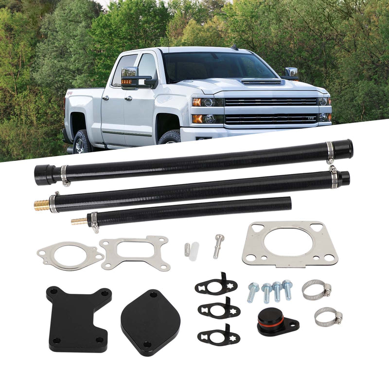 20172019 Chevy GMC Duramax Diesel 6.6 L5P EGR Valve Cooler Delete Kit