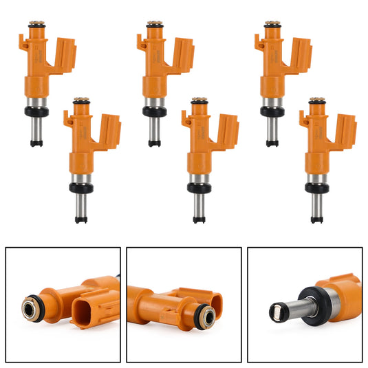 2016-2020 Lexus RX350/RX450h 6 Cyl 3.5L 2GRFKS GGL20 GGL25 6PCS Fuel Injectors 23250-0P100 23209-09330