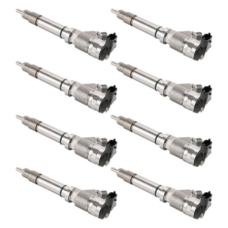 Load image into Gallery viewer, 2004.5-2005 GMC Sierra 2500 3500 6.6L V8 LLY 8PCS Fuel Injector 0986435504 0445120027 97303657 Generic
