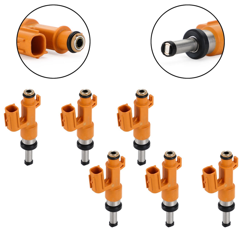 Load image into Gallery viewer, 2016-2020 Lexus RX350/RX450h 6 Cyl 3.5L 2GRFKS GGL20 GGL25 6PCS Fuel Injectors 23250-0P100 23209-09330
