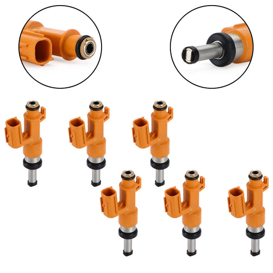 2018-2020 Toyota Camry XLE XSE 6 Cyl 3.5L 2GRFKS GSV70 6PCS Fuel Injectors 23250-0P100 23209-09330