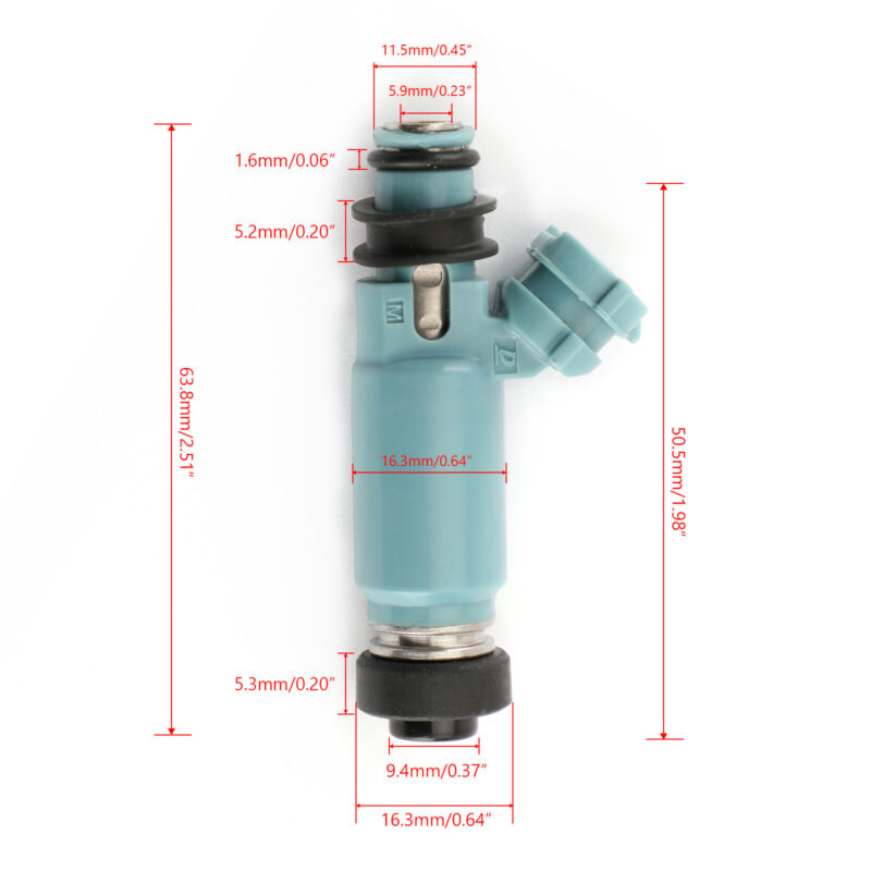 Load image into Gallery viewer, 2002-2005 ModifIed Subaru Impreza WRX 4PCs 850cc Fuel Injectors 195500-3920
