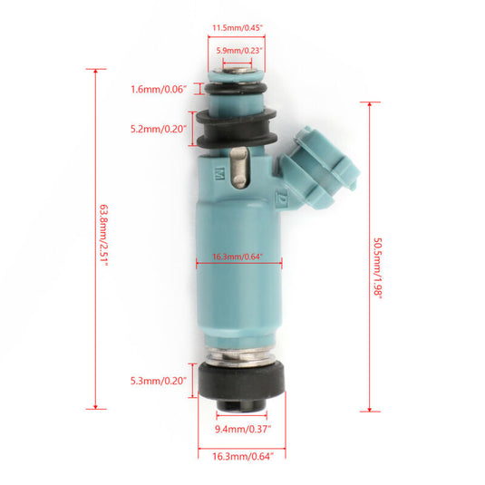 2002-2005 ModifIed Subaru Impreza WRX 4PCs 850cc Fuel Injectors 195500-3920