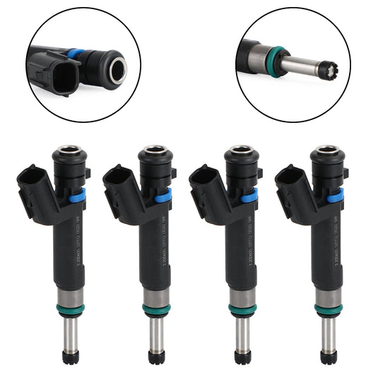 2012-2015 Nissan Versa 1.6L L4 4PCS Fuel Injectors 16600-1KT0A 84212379 162108 HR16DE
