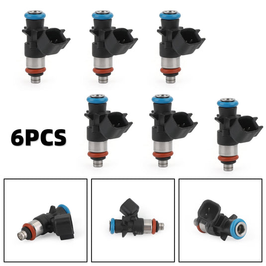 6pcs Fuel Injectors Fit Chrysler 12-17 Wranger 14-17 Ram Promaster 1500 2500 3500 3.6L 0280158233 5184085AC