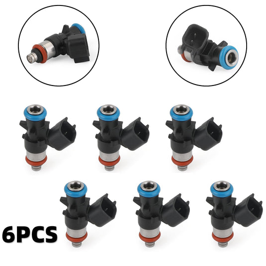 6pcs Fuel Injectors Fit Chrysler 12-17 Wranger 14-17 Ram Promaster 1500 2500 3500 3.6L 0280158233 5184085AC