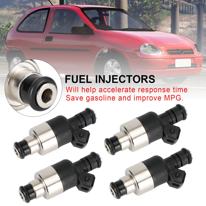 Load image into Gallery viewer, 1996-1998 Chevrolet Corsa 4Pcs Fuel Injectors 17123919 INJ670
