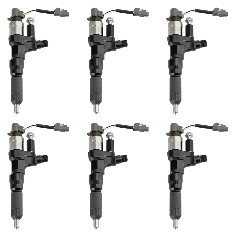 Load image into Gallery viewer, Hino 3.8L 4.7L 5.0L 6.5L 7.7L 6PCS Fuel Injectors 095000-6593 CB84034501S 095000-6594
