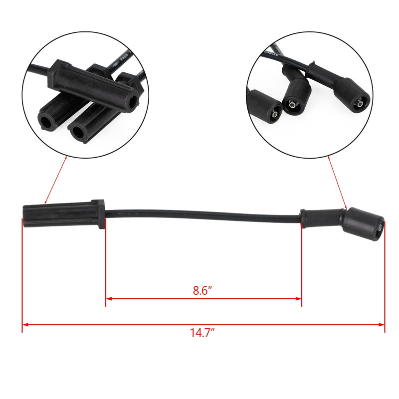 Load image into Gallery viewer, 2008-2013 Chevrolet Tahoe 6.0L V8 8PCS Square Ignition Coil+Spark Plug+Wires 12611424 8125706160 D510C UF413 12192195 Generic
