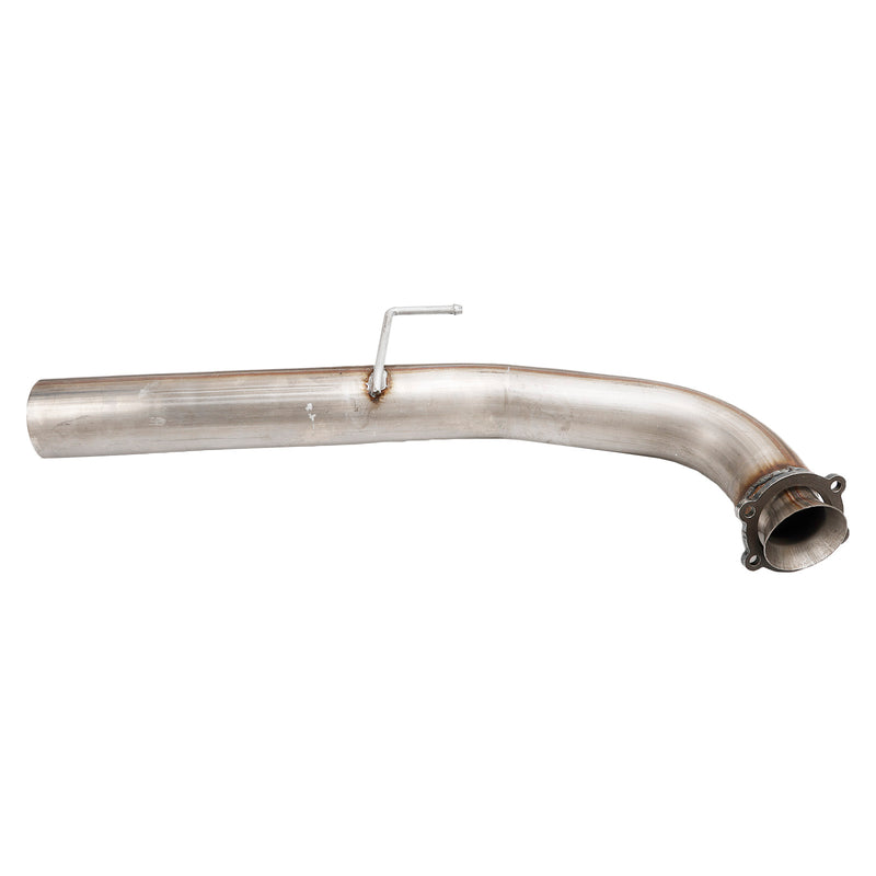 Load image into Gallery viewer, 2017-2022 4&quot; Exhaust DPF Delete Race Pipe for Chevrolet Silverado 2500 3500 HD L5P 6.6L Duramax Stainless Steel Generic
