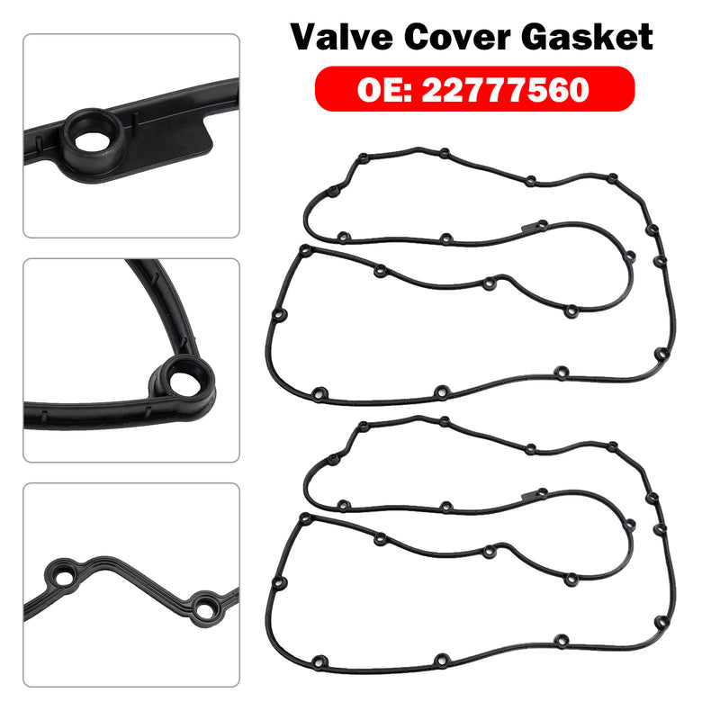 Load image into Gallery viewer, Set of 2 Valve Cover Gaskets 22777560 Fit for Volvo D13 Truck Generic
