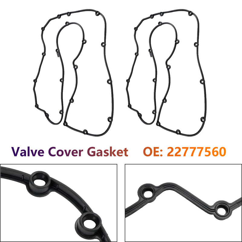 Load image into Gallery viewer, Set of 2 Valve Cover Gaskets 22777560 Fit for Volvo D13 Truck Generic
