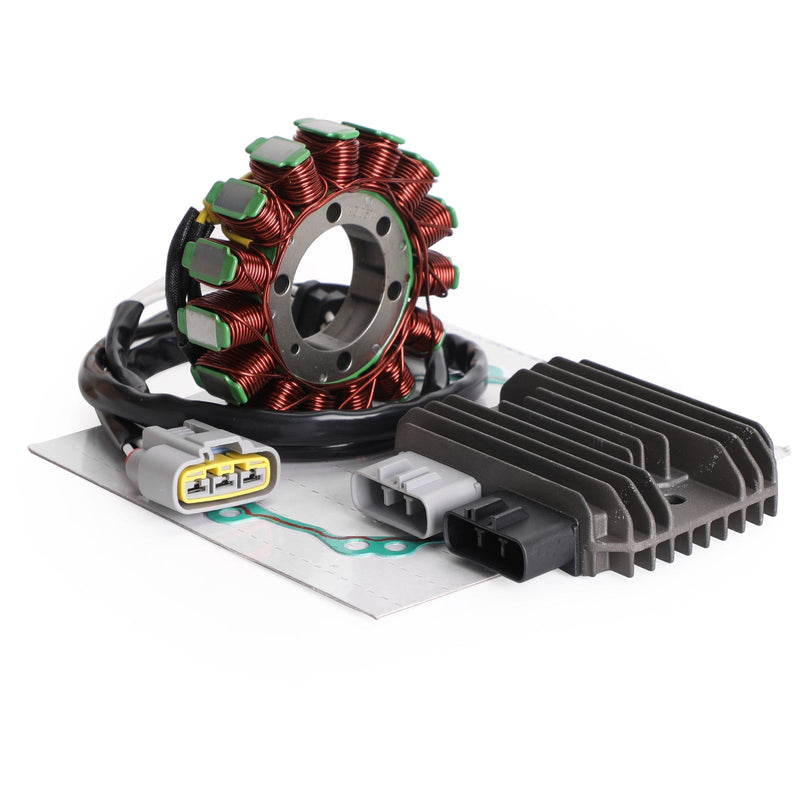 Load image into Gallery viewer, Magneto Stator+Voltage Rectifier+Gasket For Kawasaki ZX600 Ninja ZX6R 2009-2017
