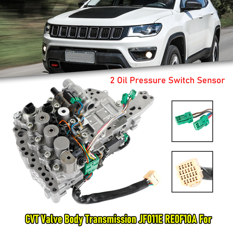 Load image into Gallery viewer, 2007-2017 Jeep Patriot F/4WD L4 2.0L 2.4L CVT Valve Body Transmission JF011E RE0F10A F1CJA 33470 Generic
