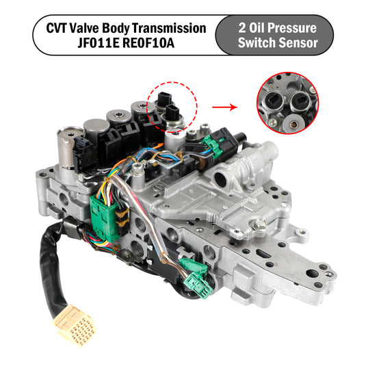 2007-2017 Jeep Patriot F/4WD L4 2.0L 2.4L CVT Valve Body Transmission JF011E RE0F10A F1CJA 33470 Generic