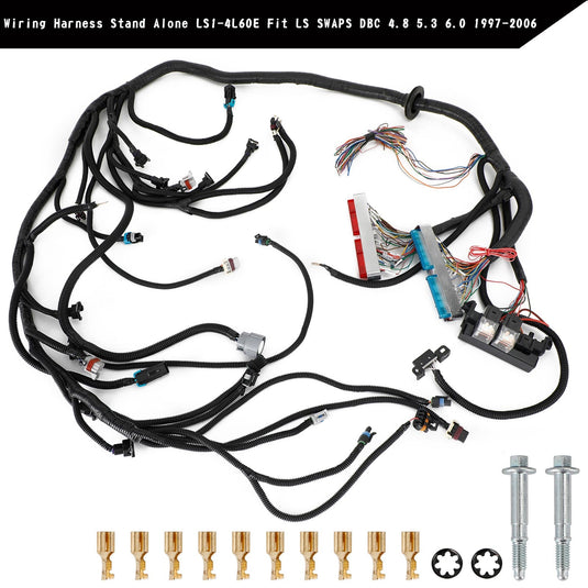 LS Swap Stand Alone Wiring Harness for LS1 DBC 4.8 5.3 6.0 97-06 4L60E 4L80E | Plug & Play