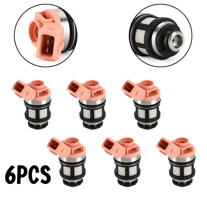 Load image into Gallery viewer, 6PCS Fuel Injector 16600-88G10 Fit Nissan D21 Pathfinder Quest Mercury 3.0L V6 Generic
