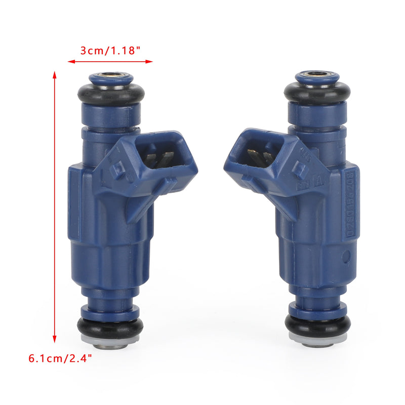 Load image into Gallery viewer, 2005-2014 Polaris RZR Sportsman Ranger EFI 700 800 2PCS Fuel Injectors 1202863 0280156208 Generic
