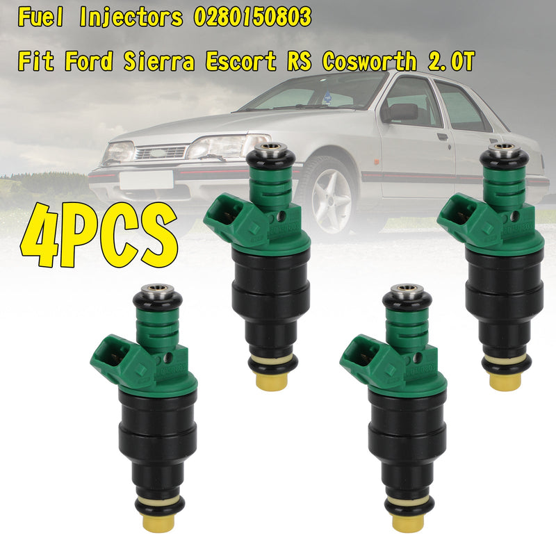 Load image into Gallery viewer, 4Pcs Fuel Injectors 0280150803 Fit Ford Sierra Escort RS Cosworth 2.0T 95160611000
