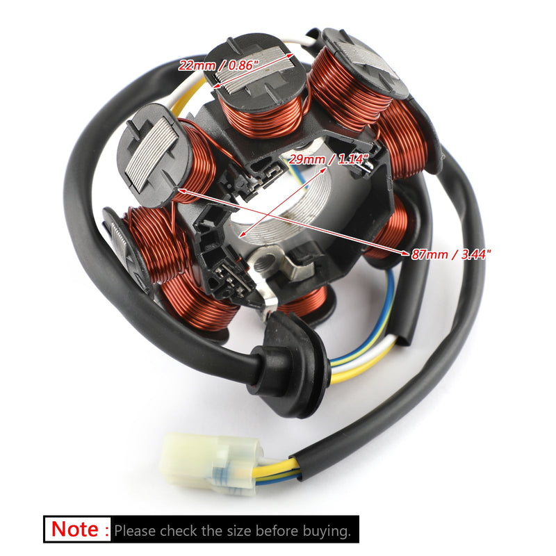 Load image into Gallery viewer, Stator Magneto for Kymco KXR 90 (2004–2006) Maxxer 90 / 90S (2010–2020) Mongoose 90 (2007–2018) | 90cc ATV Generator Coil
