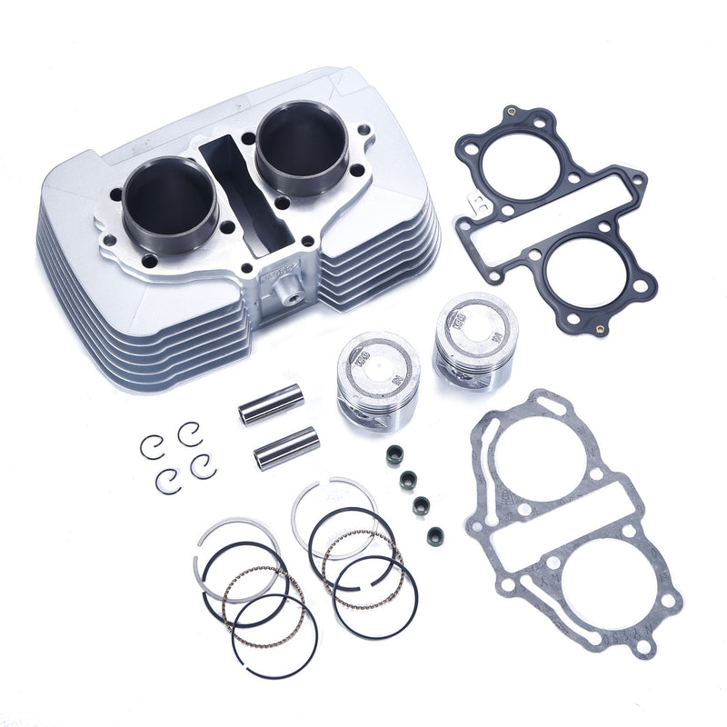 Load image into Gallery viewer, 1996-2015 Honda Nighthawk CB250 Rebel CMX250 CA250 Cylinder Piston Top End Kit 12100-KBG-671
