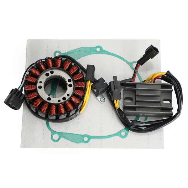 Load image into Gallery viewer, 2000-2004 Suzuki DRZ400 DR-Z400 Magneto Stator+Voltage Rectifier+Gasket
