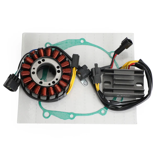 2000-2004 Suzuki DRZ400 DR-Z400 Magneto Stator+Voltage Rectifier+Gasket
