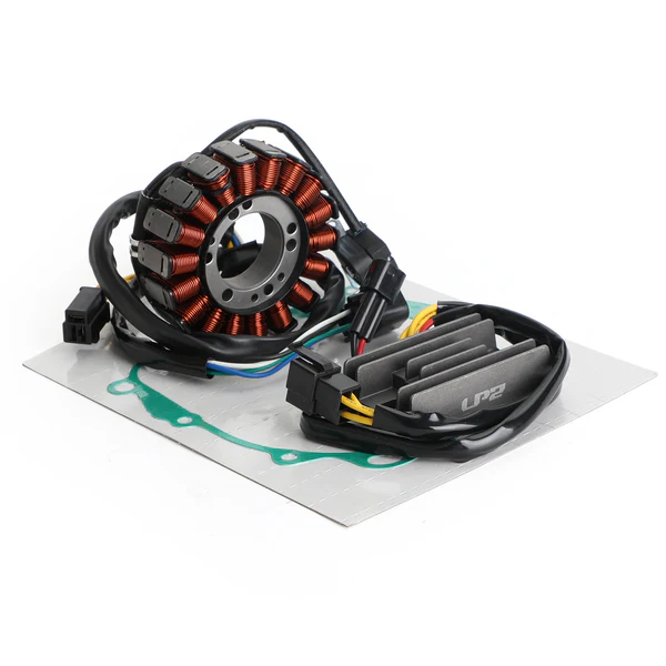 Load image into Gallery viewer, 2000-2004 Suzuki DRZ400 DR-Z400 Magneto Stator+Voltage Rectifier+Gasket
