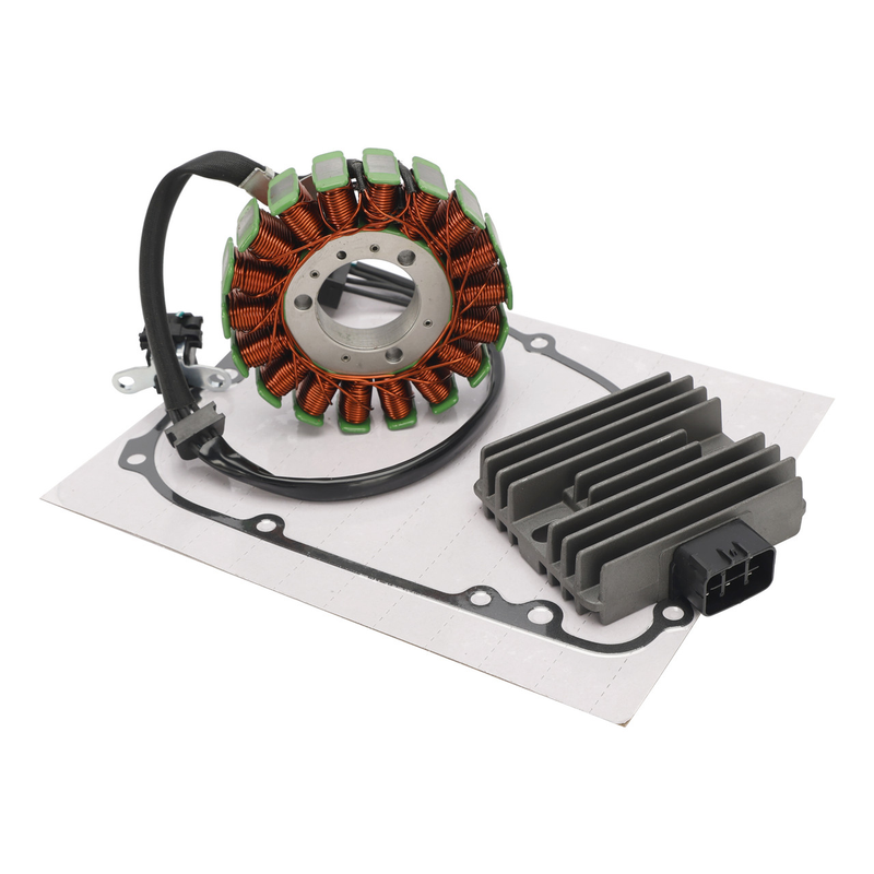 Load image into Gallery viewer, Generator Stator &amp; Regulator Rectifier Kit for 2013–2017 Kawasaki Ninja 250 / Ninja 300 | Includes Gasket
