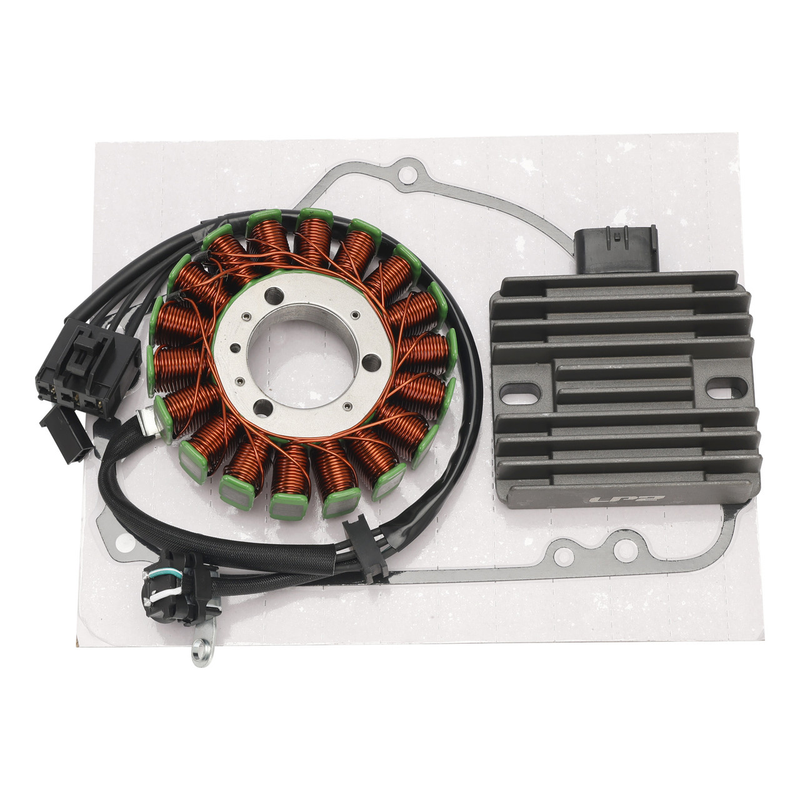 Load image into Gallery viewer, Generator Stator &amp; Regulator Rectifier Kit for 2013–2017 Kawasaki Ninja 250 / Ninja 300 | Includes Gasket
