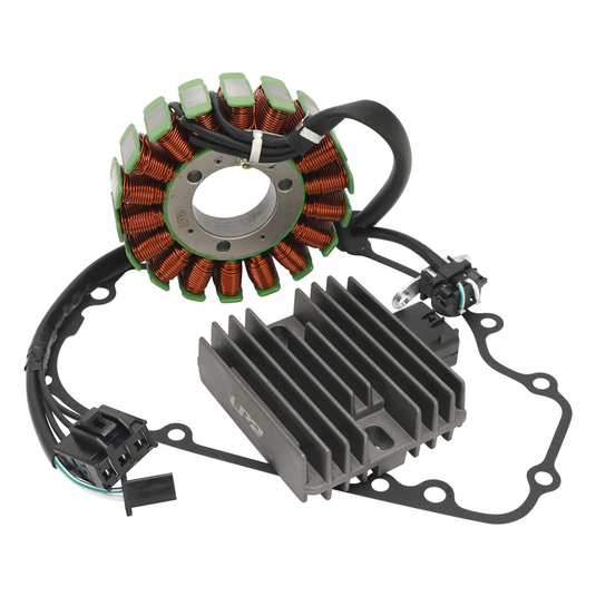 Generator Stator & Regulator Rectifier Kit for 2013–2017 Kawasaki Ninja 250 / Ninja 300 | Includes Gasket