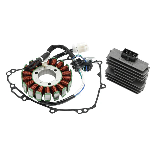 Load image into Gallery viewer, Stator &amp; Regulator Rectifier Kit for Yamaha YZF-R3 / YZF-R25 (2015–2018) | Includes Gasket
