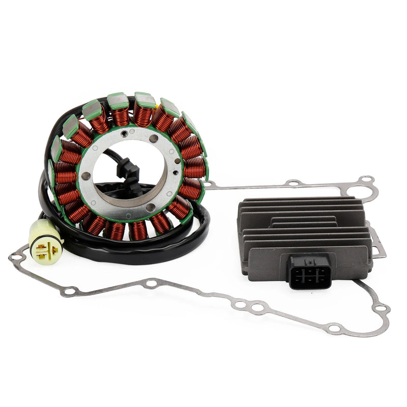 Load image into Gallery viewer, Stator &amp; Rectifier Kit for Kawasaki Brute Force 750 4x4i KVF750 (2005–2007) | Includes Gasket
