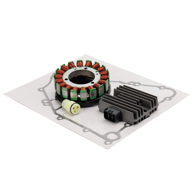 Load image into Gallery viewer, Stator &amp; Rectifier Kit for Kawasaki Brute Force 750 4x4i KVF750 (2005–2007) | Includes Gasket
