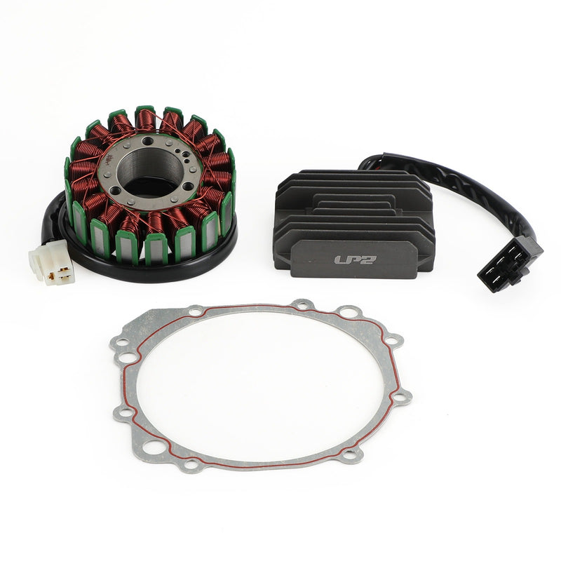 Load image into Gallery viewer, Stator &amp; Regulator Rectifier Kit for Suzuki GSX-R600 (1997–2000) | Includes Gasket

