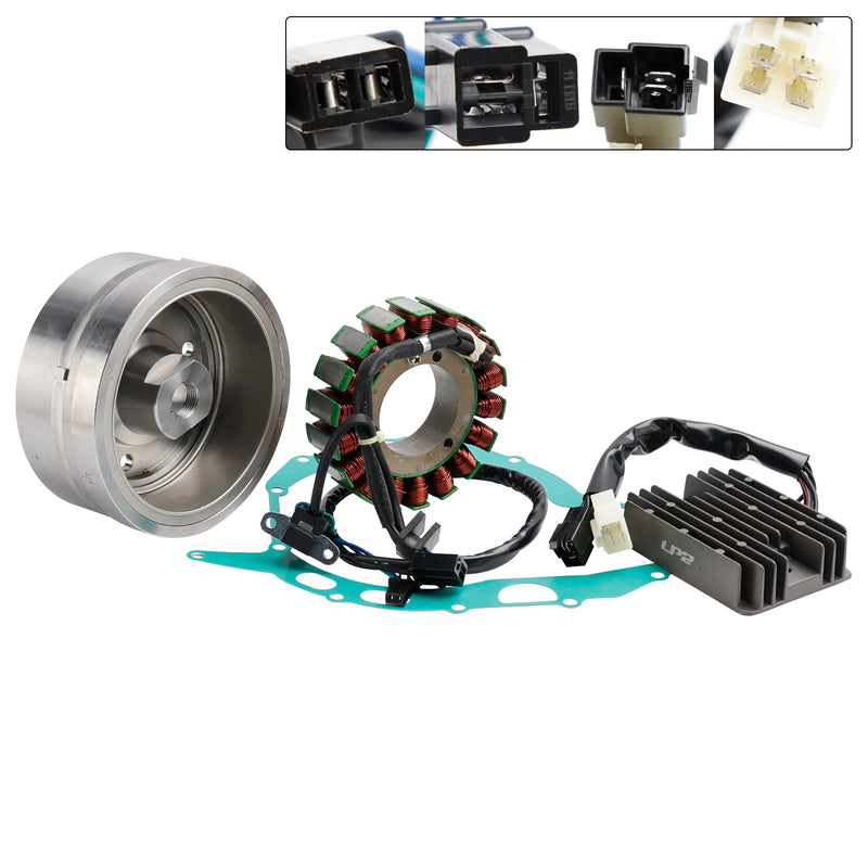 Load image into Gallery viewer, Stator Flywheel Rotor &amp; Regulator Rectifier Kit for Suzuki V-Strom DL1000 (2002–2012) | Includes Gasket
