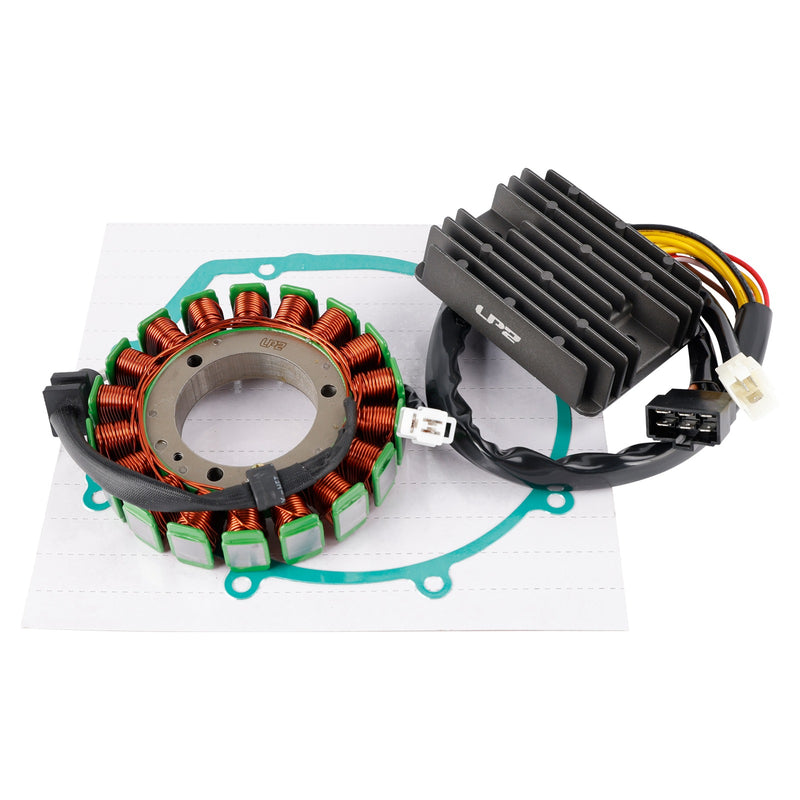 Load image into Gallery viewer, Stator &amp; Regulator Rectifier Kit for Kawasaki Vulcan 1500 Drifter VN1500 (2001–2005) | Includes Gasket
